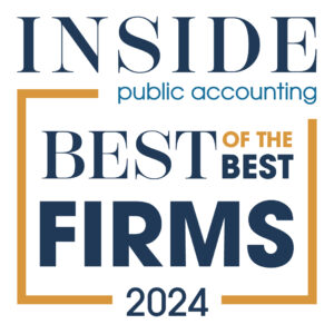 2024 Best of the Best Firms by Inside Public ACcounting logo