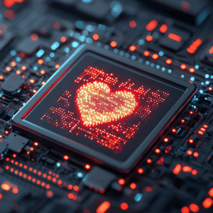 nonprofit technology, heart tech concept